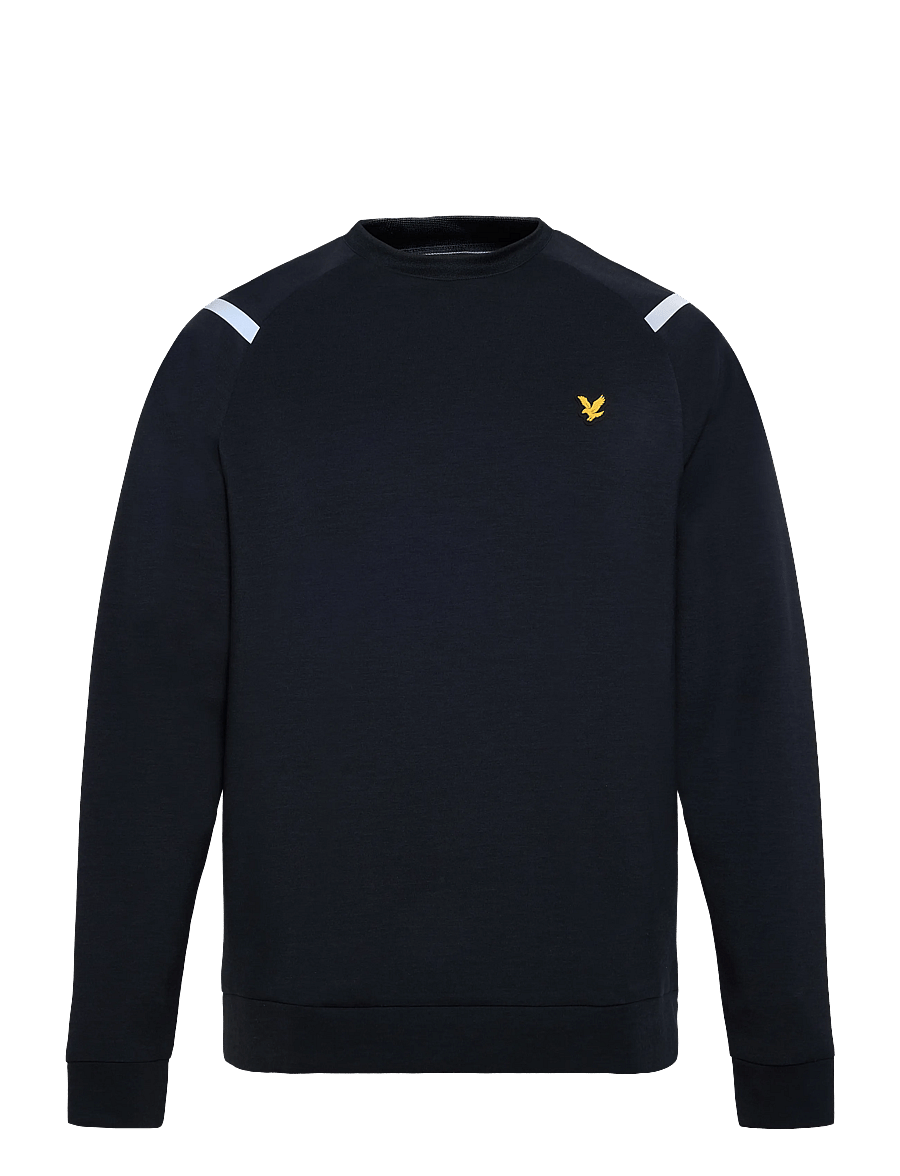 Lyle & Scott Sport - Neoprene Crew Neck - fleece & mellanlager - jet black - 1