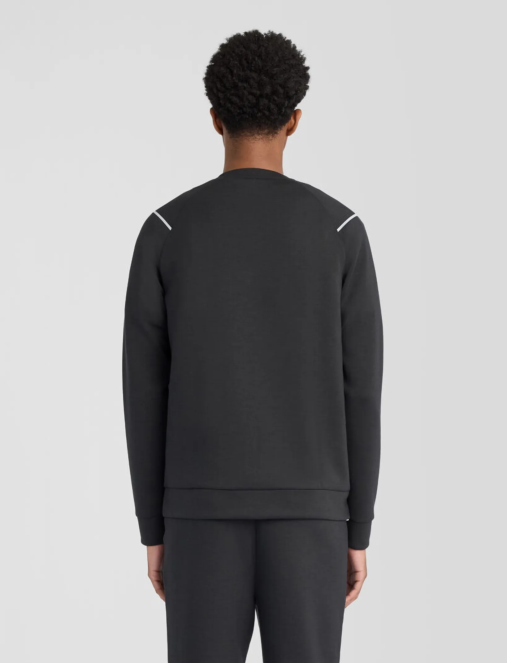 Lyle & Scott Sport - Neoprene Crew Neck - höstfynd - jet black - 3