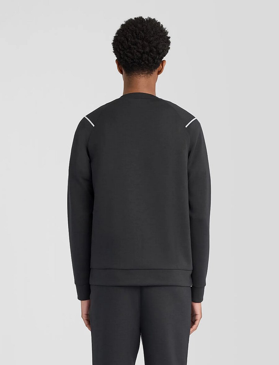 Lyle & Scott Sport - Neoprene Crew Neck - fleece & mellanlager - jet black - 3