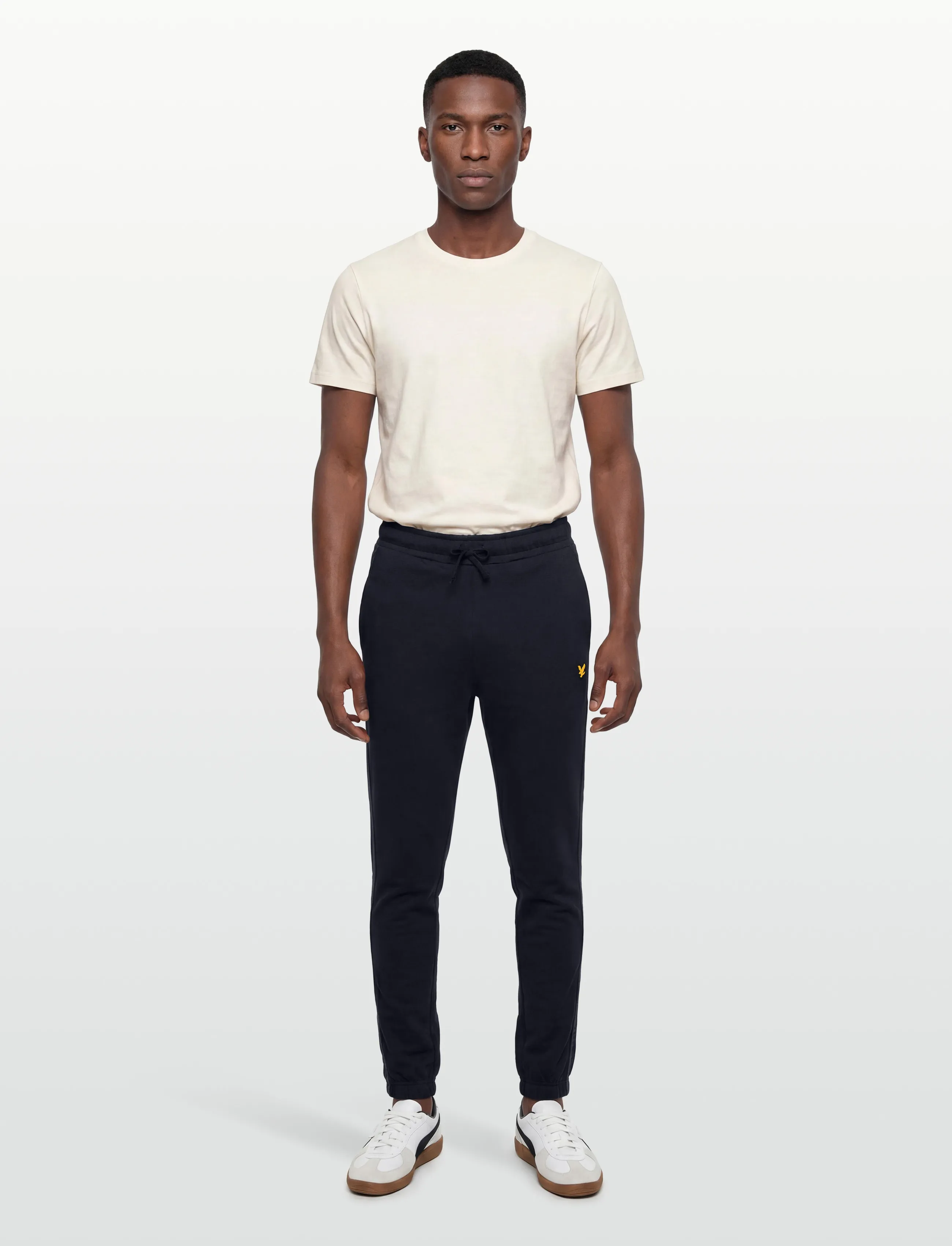Lyle & Scott Sport - Jacquard Tape Joggers - bukser - dark navy - 0