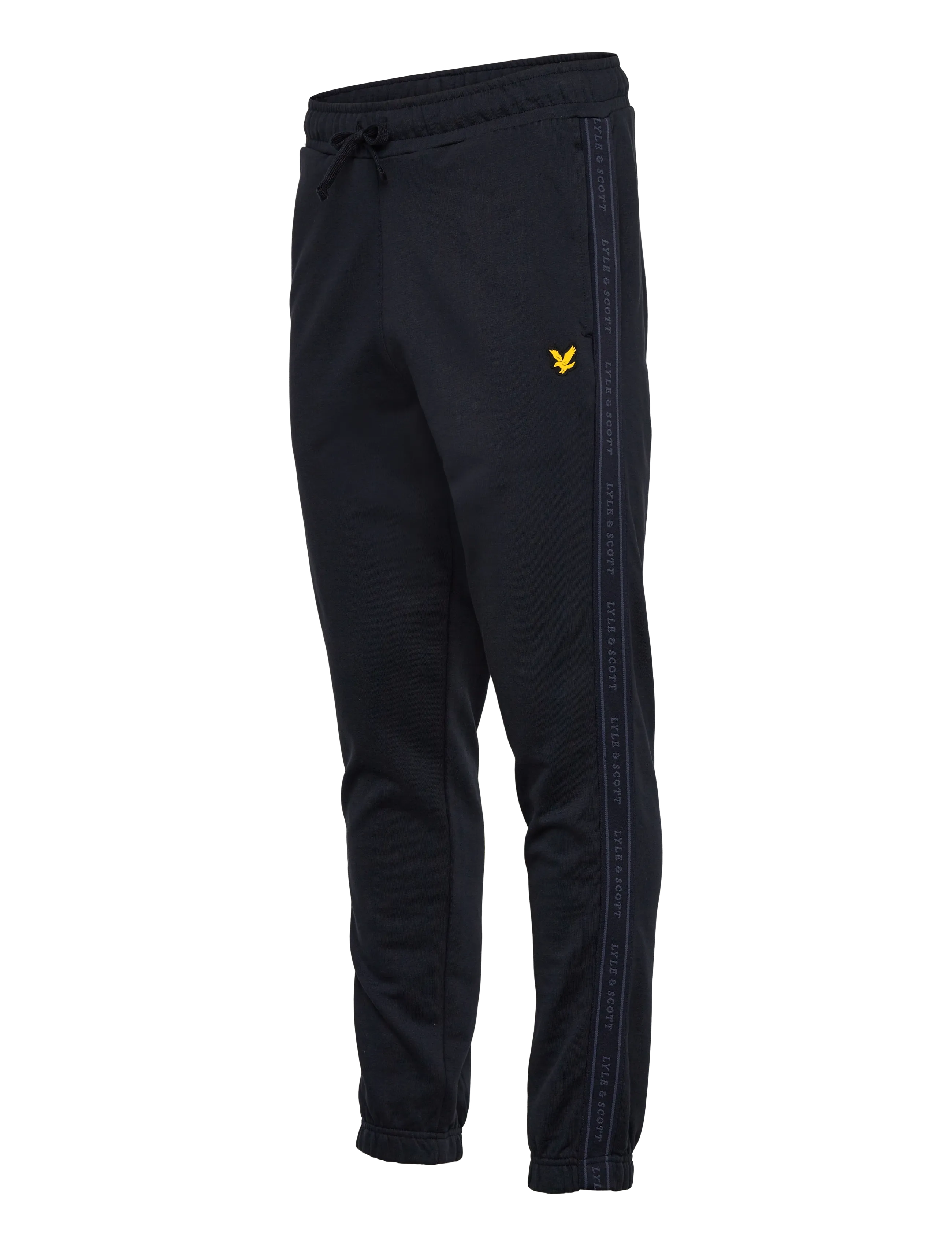 Lyle & Scott Sport - Jacquard Tape Joggers - bukser - dark navy - 3