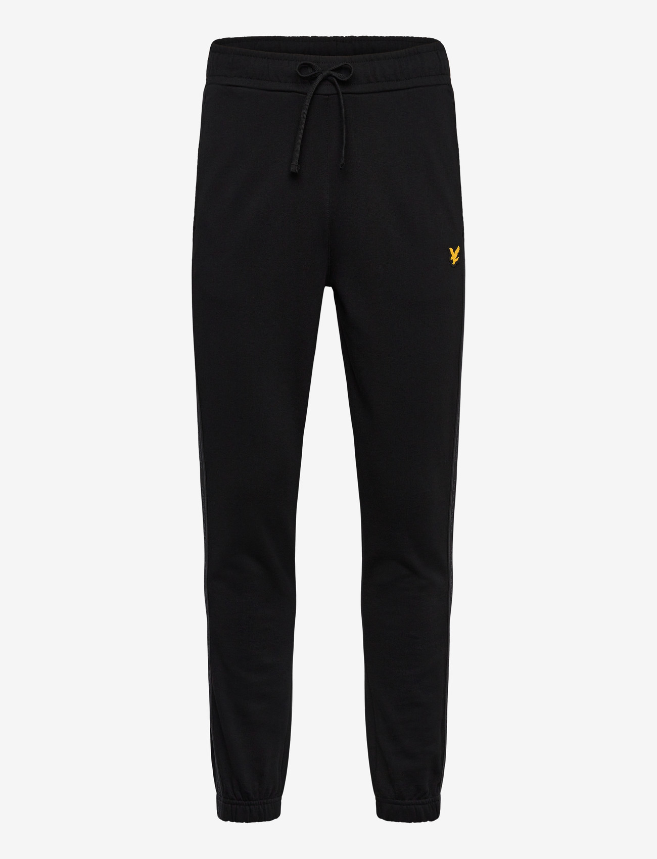 Lyle & Scott Sport - Jacquard Tape Joggers - püksid - jet black - 0