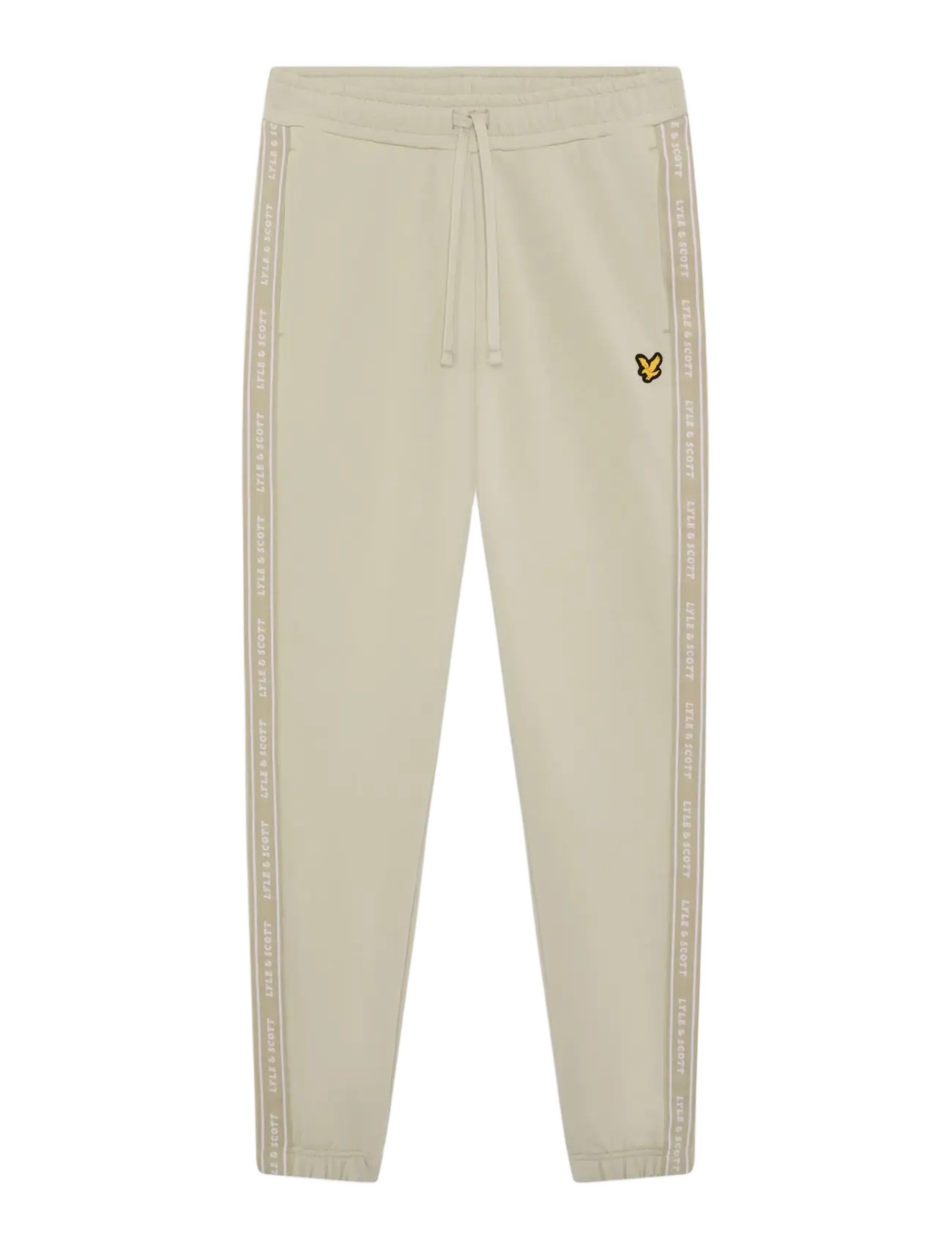 Lyle & Scott Sport Jacquard Tape Joggers - Lyle & Scott Sport - VIADUCT / beige
