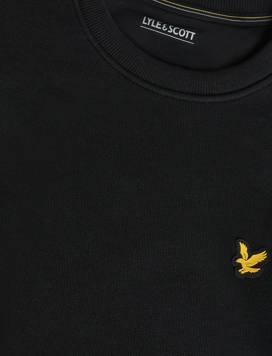 Lyle & Scott Sport - Oversized Sports Collegiate Crew Neck Sweatshirt - tops - jet black - 2