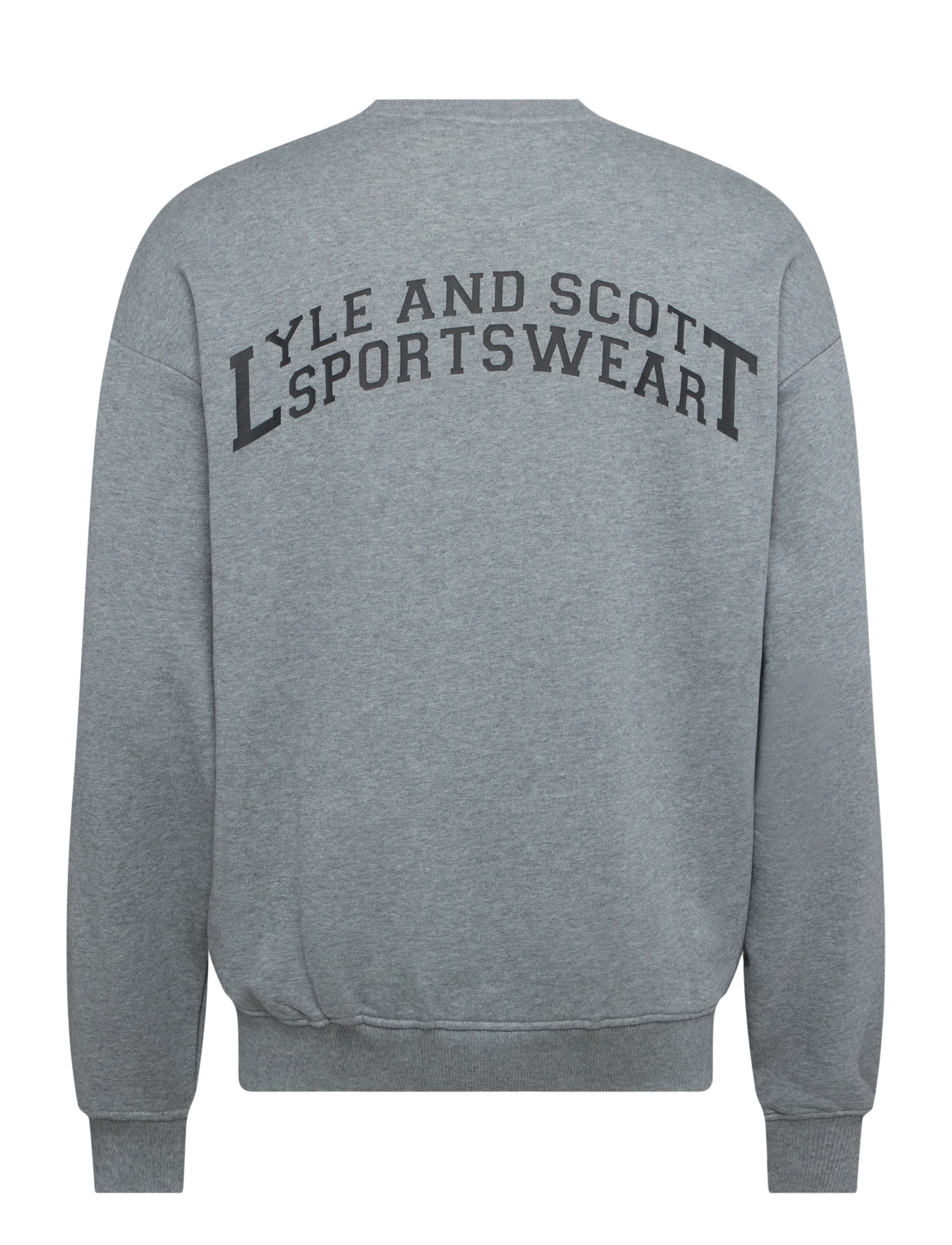 Lyle & Scott Sport - Oversized Sports Collegiate Crew Neck Sweatshirt - oberteile - mid grey marl - 1