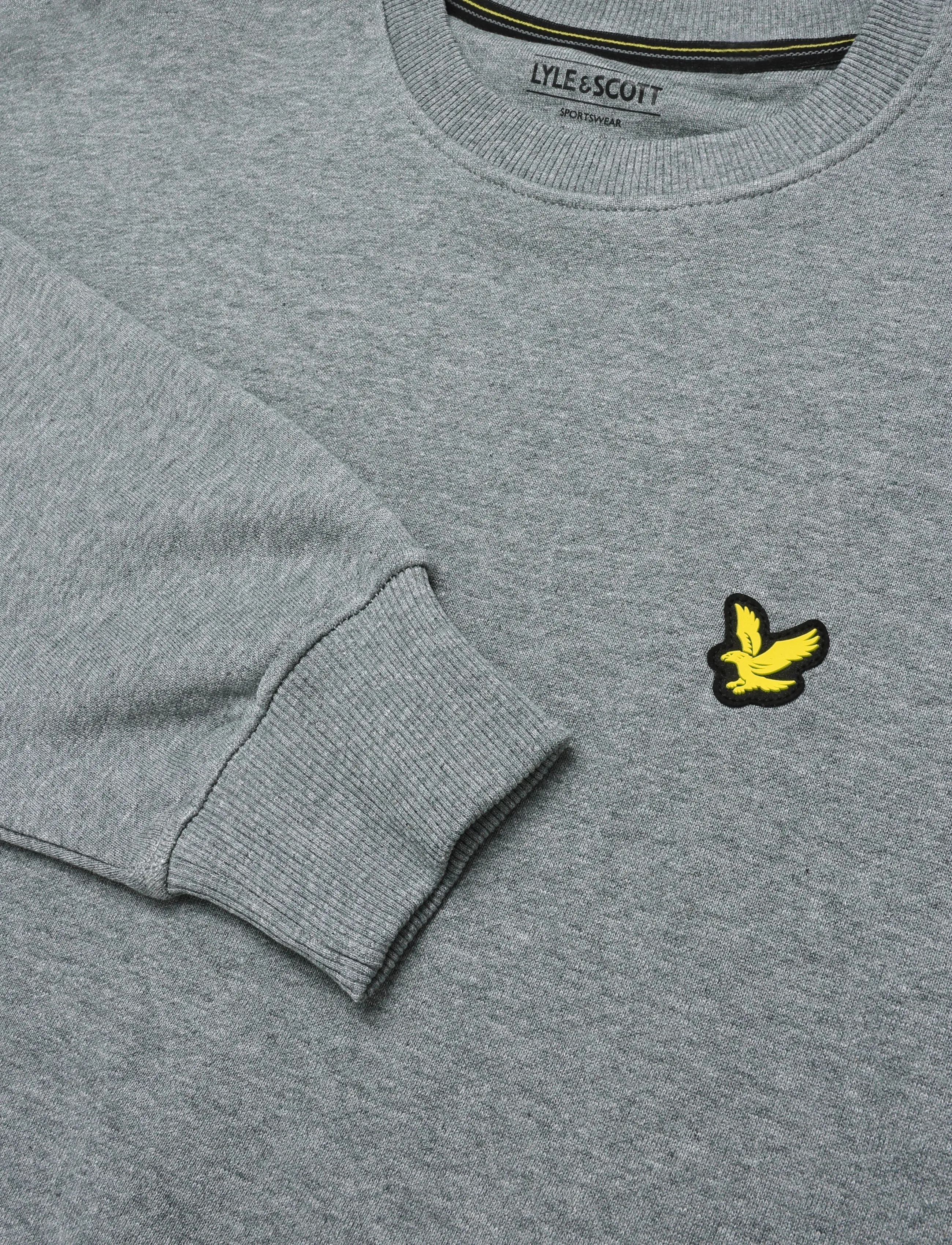Lyle & Scott Sport - Oversized Sports Collegiate Crew Neck Sweatshirt - oberteile - mid grey marl - 2