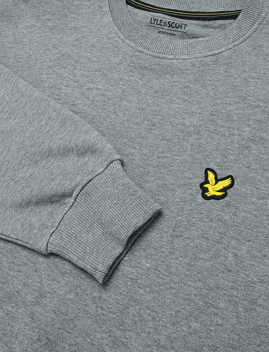 Lyle & Scott Sport - Oversized Sports Collegiate Crew Neck Sweatshirt - oberteile - mid grey marl - 2