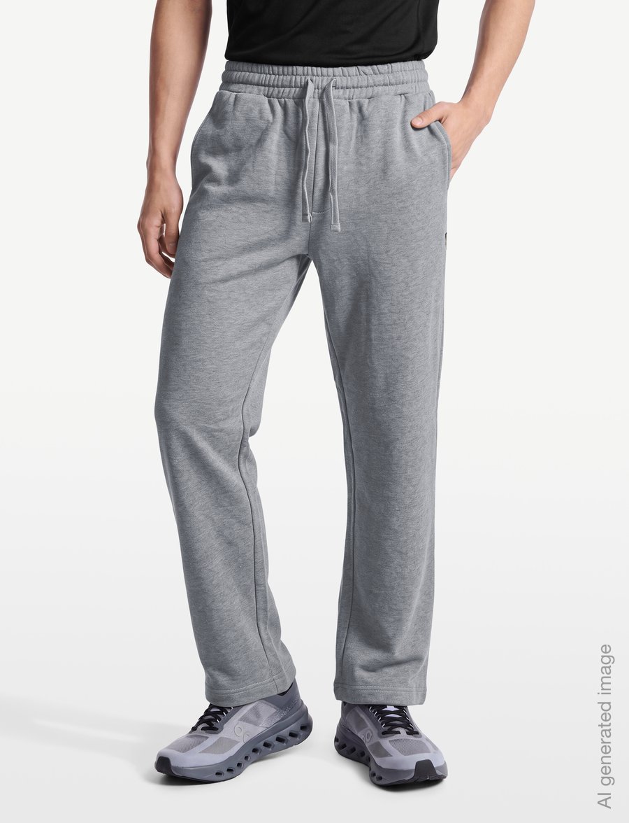 Lyle & Scott Sport - Straight Leg Sweatpants - hosen - mid grey marl - 3