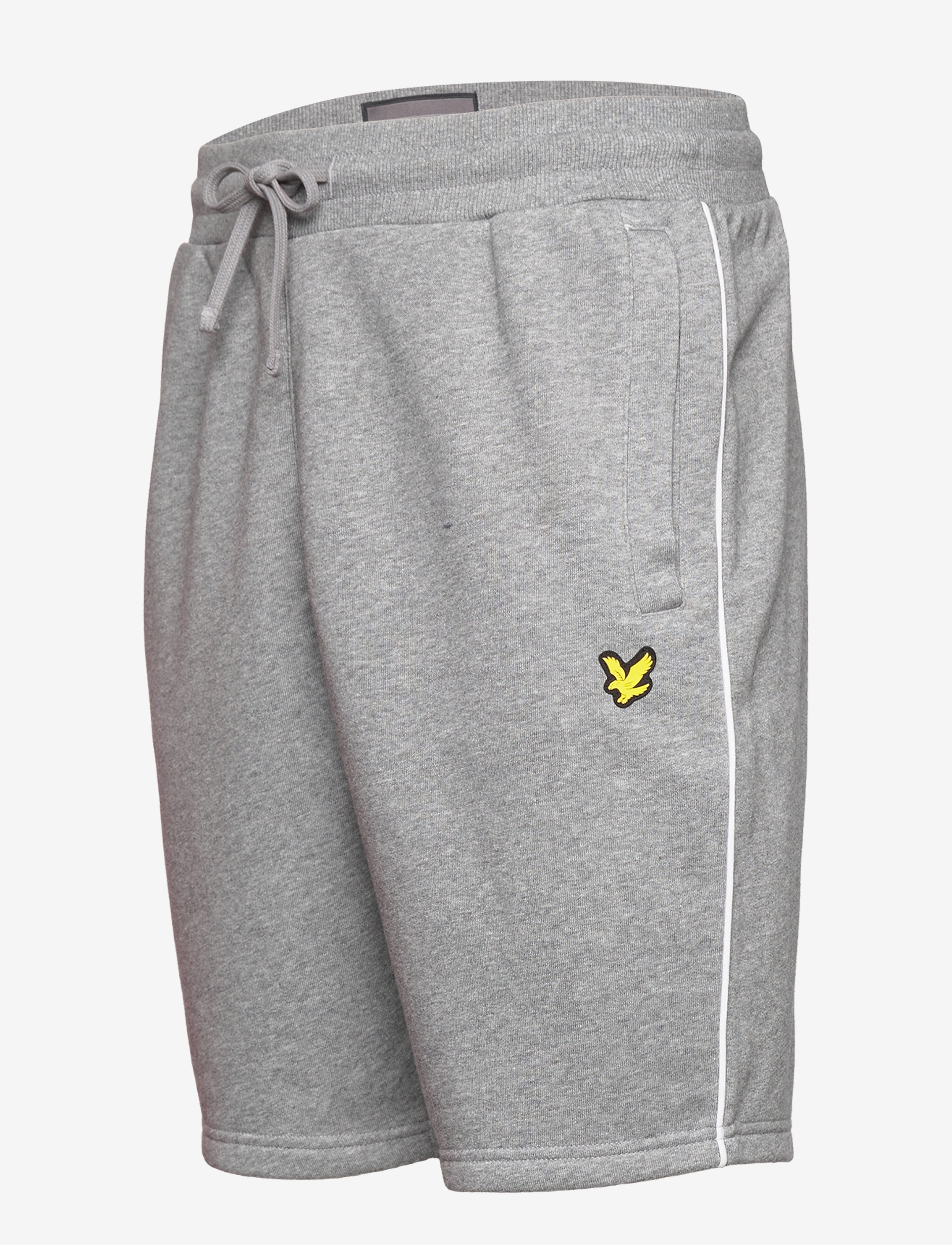 Lyle & Scott Sport - Sweat Short with Contrast Piping - mid grey marl - 3