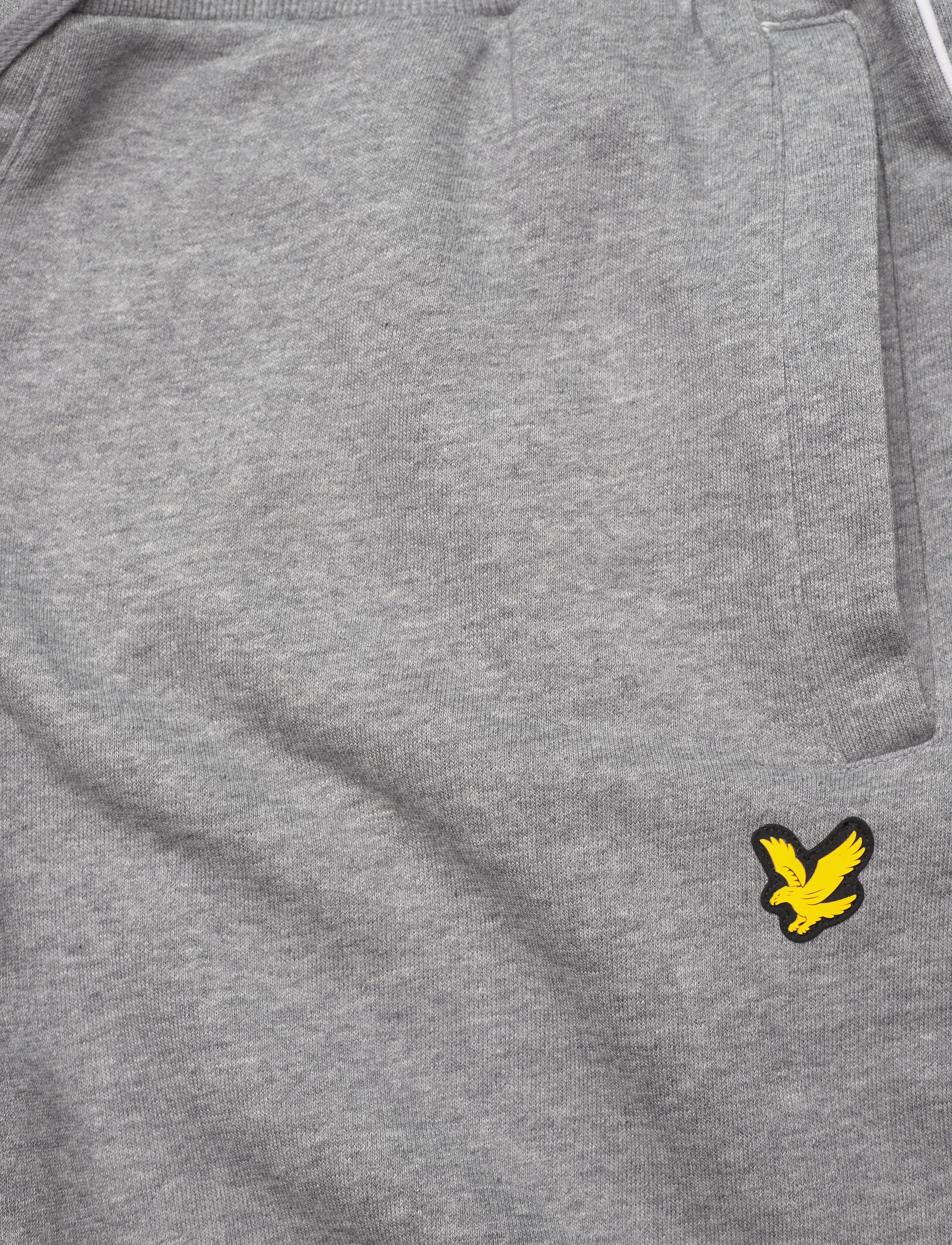 Lyle & Scott Sport - Sweat Short with Contrast Piping - mid grey marl - 4