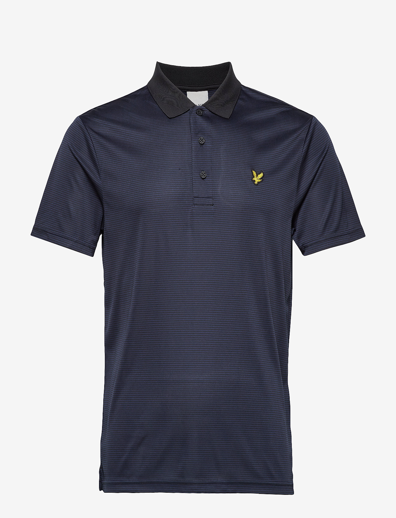Lyle & Scott Sport - Golf Microstripe Polo - true black/navy - 0
