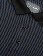 Lyle & Scott Sport - Golf Microstripe Polo - polo marškinėliai trumpomis rankovėmis - dark navy/jet black - 6