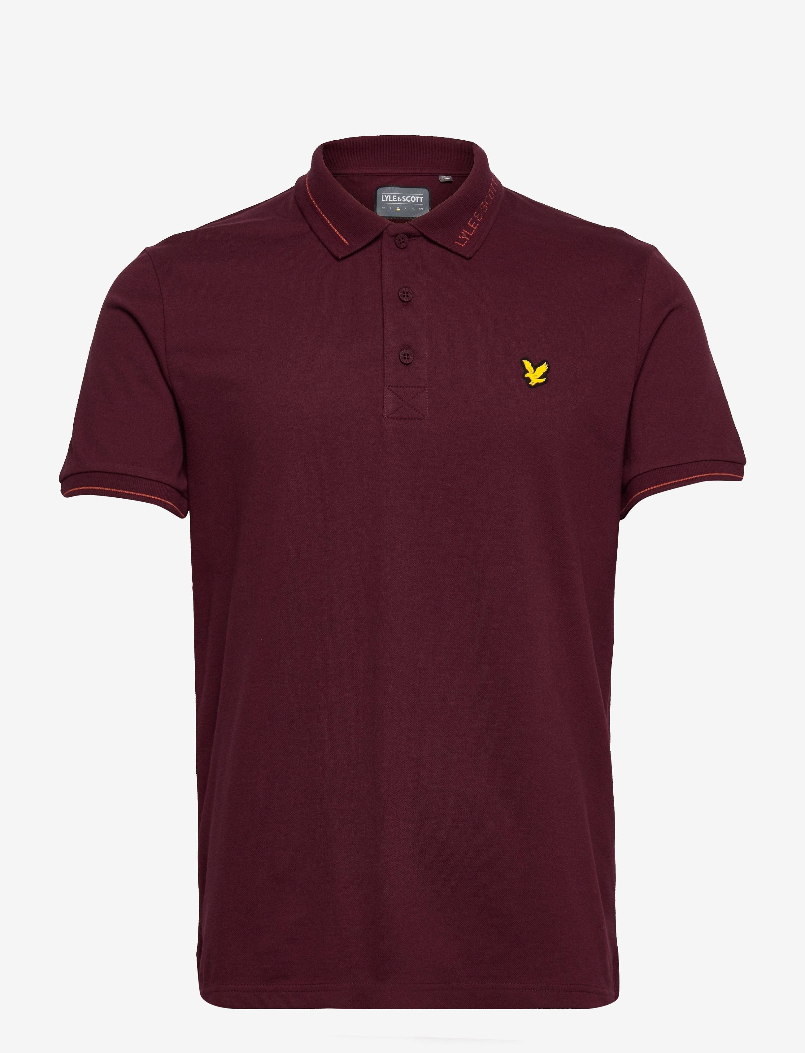 Lyle & Scott Sport - Branded Collar Polo Shirt - battle rust - 0