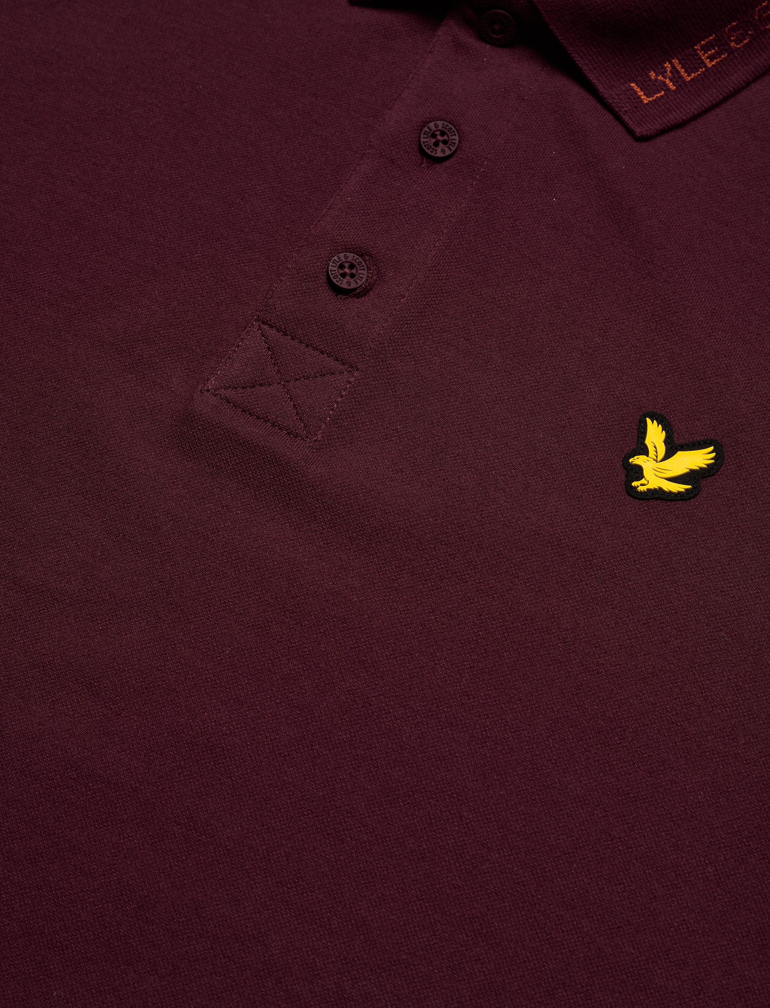 Lyle & Scott Sport - Branded Collar Polo Shirt - battle rust - 2