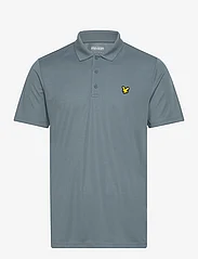 Lyle & Scott Sport - Golf Tech Polo Shirt - lyhythihaiset - x182 iron blue - 0