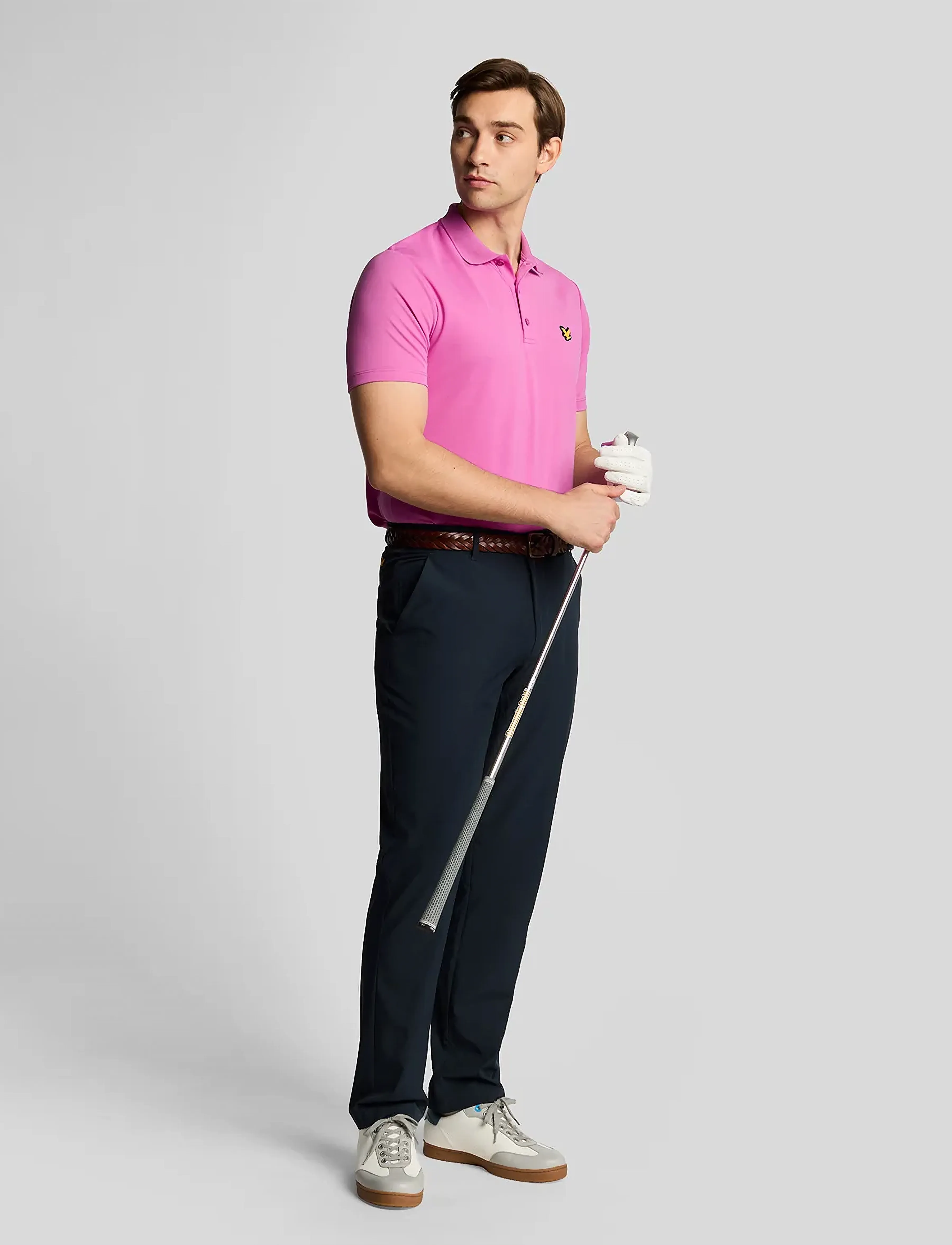 Lyle & Scott Sport - Golf Tech Polo Shirt - poloshirts - x521 contour pink - 5