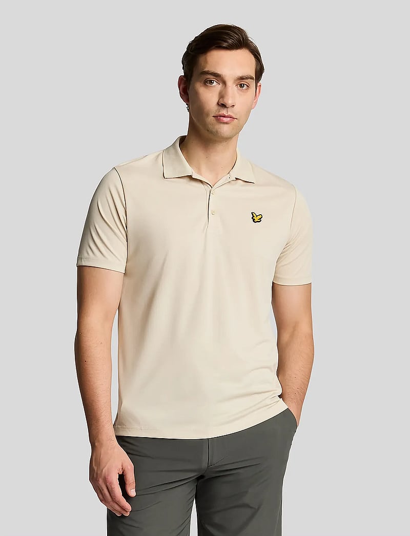 Lyle & Scott Sport - Golf Tech Polo Shirt - pikéer - z745 sesame - 0