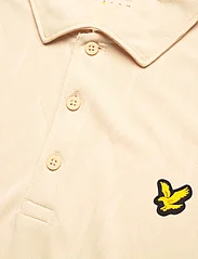 Lyle & Scott Sport - Monogram Jacquard Polo Shirt - kurzärmelig - x183 sand dune - 2