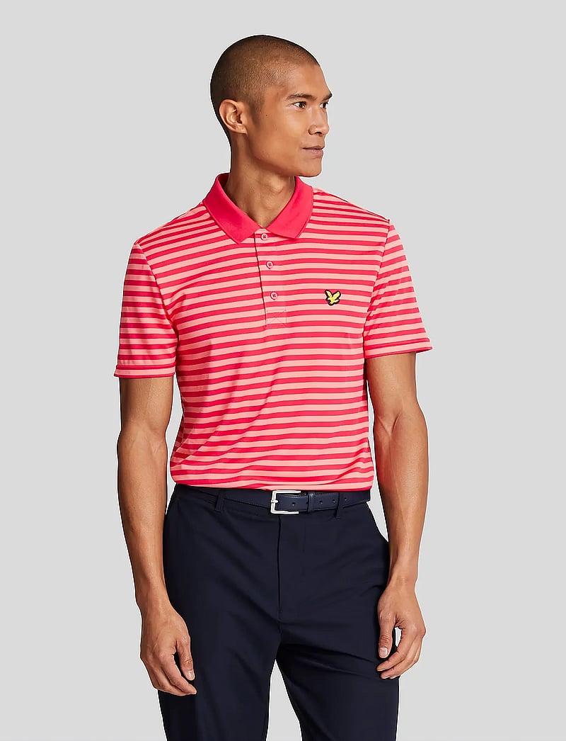 Lyle Scott Sport Golf Broad Stripe Polo Shirt (LSSSP2168G