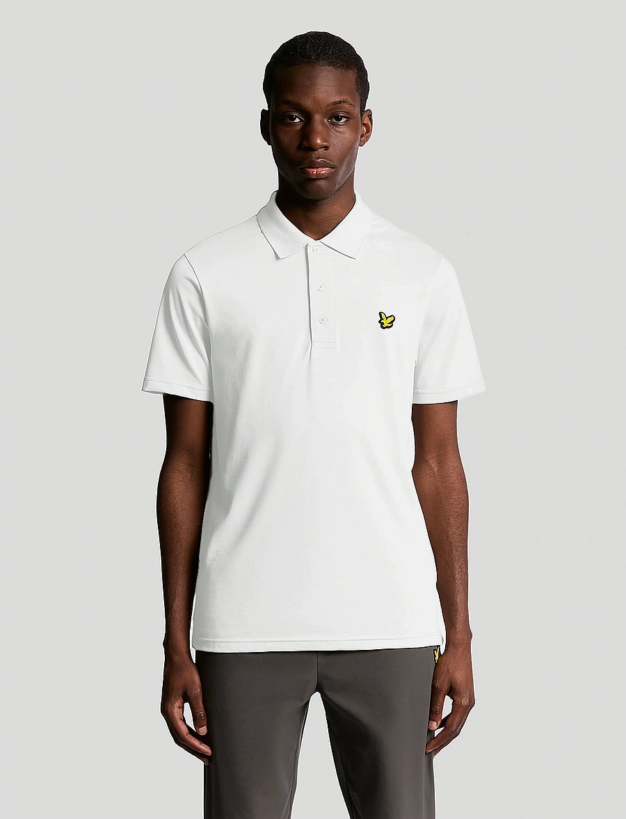 Lyle & Scott Sport - Core Polo Shirt - 626 white - 0