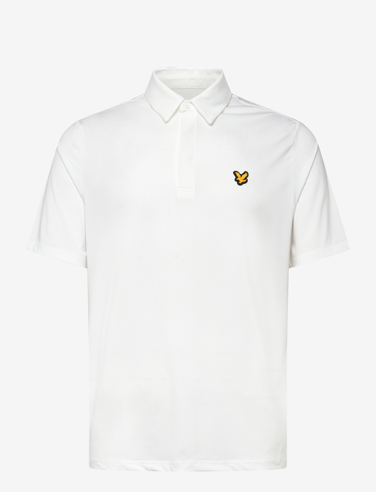 Lyle & Scott Sport Golf Concealed Placket Polo Shirt - Lyle & Scott Sport - 626 WHITE / white