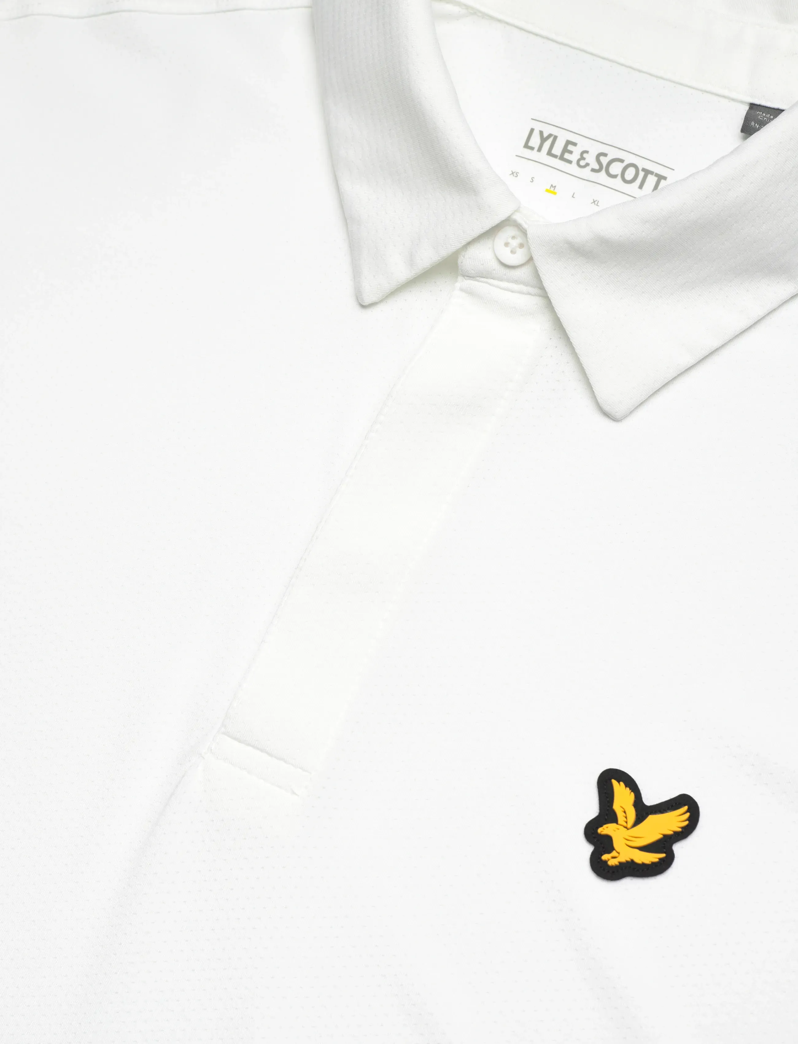 Lyle & Scott Sport - Golf Concealed Placket Polo Shirt - alussärgid ja t-särgid - 626 white - 2