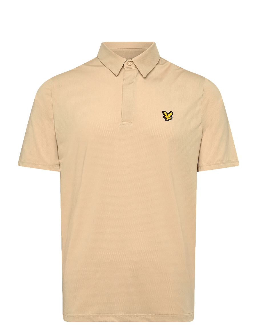 Lyle & Scott Sport - Golf Concealed Placket Polo Shirt - polos - x836 mojave - 0