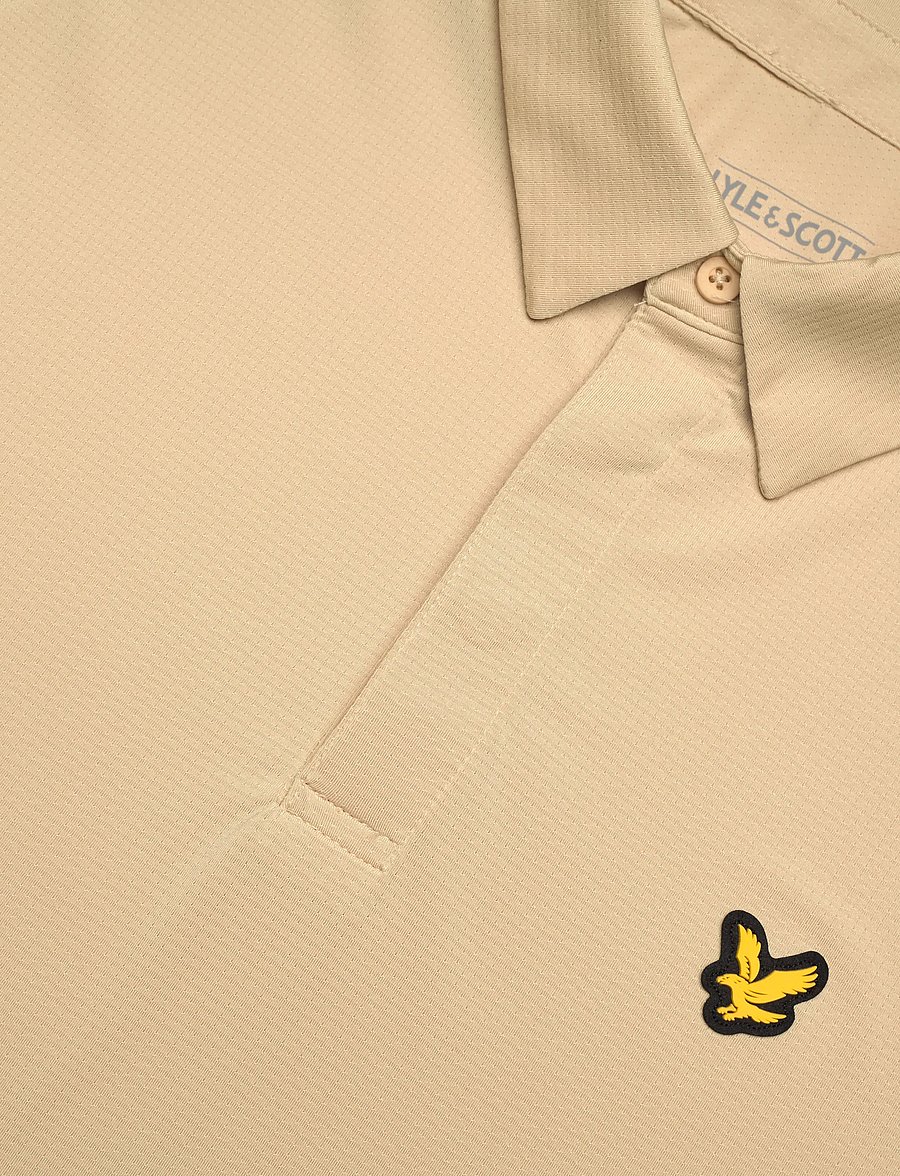 Lyle & Scott Sport - Golf Concealed Placket Polo Shirt - polos - x836 mojave - 2