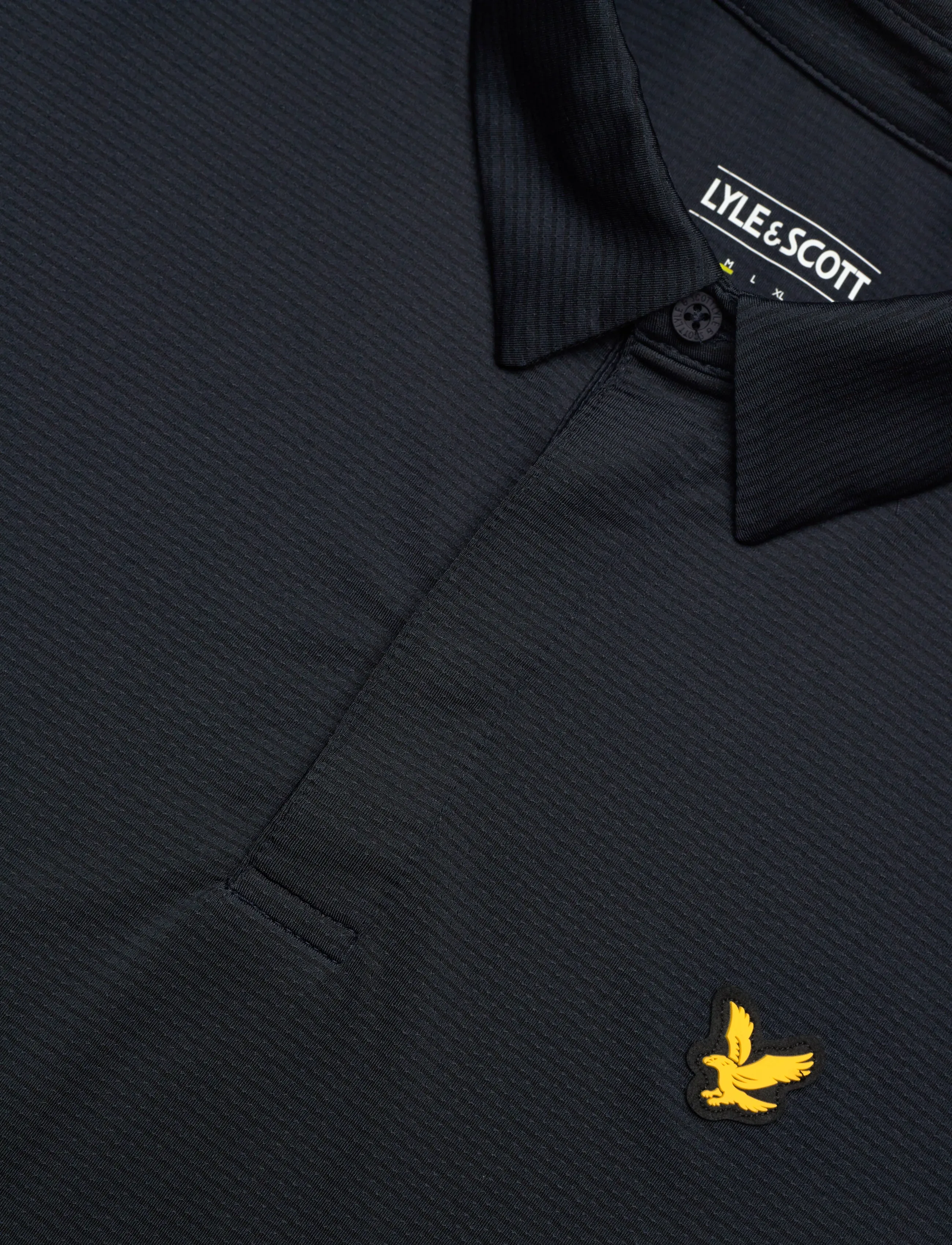 Lyle & Scott Sport - Golf Concealed Placket Polo Shirt - toppe & t-shirts - z271 dark navy - 2