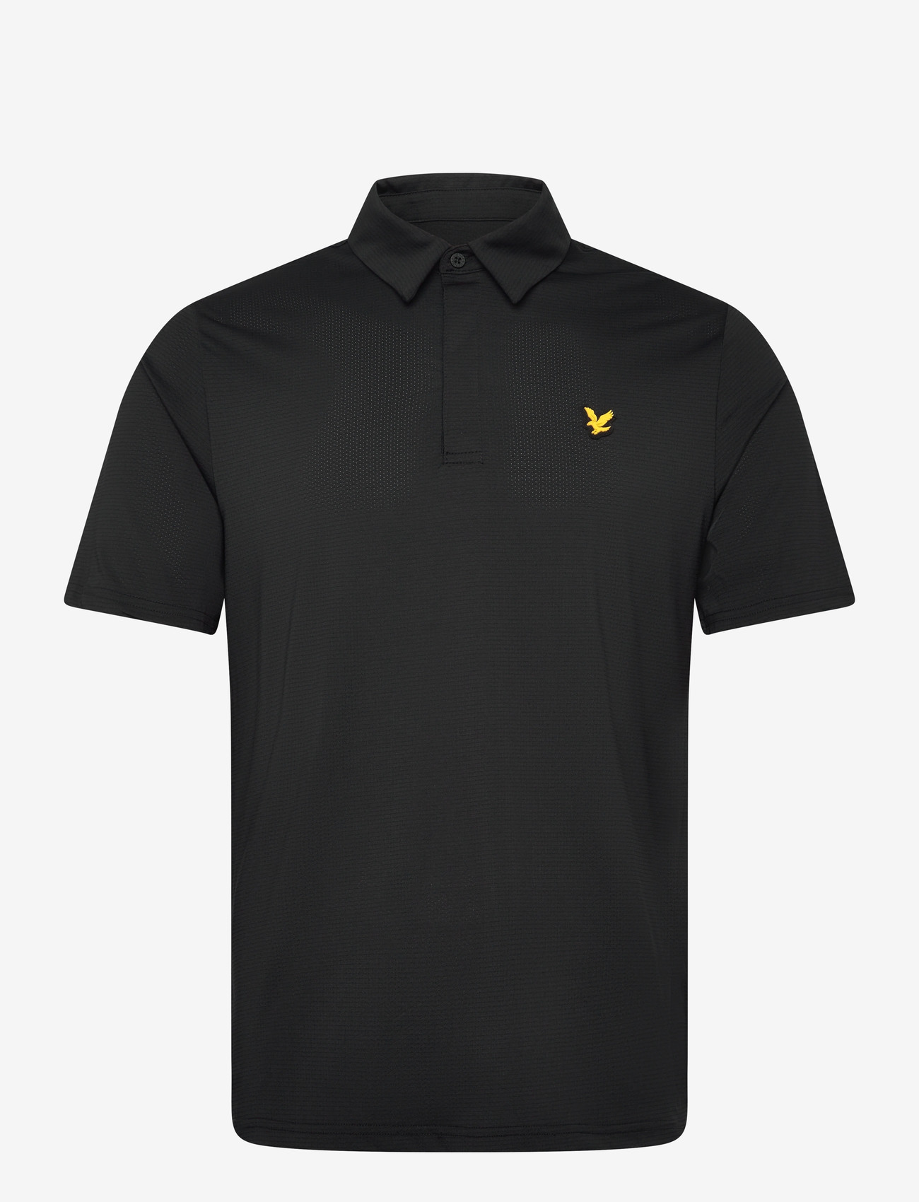 Lyle & Scott Sport Golf Concealed Placket Polo Shirt - Neuheiten - Z865 JET BLACK / black