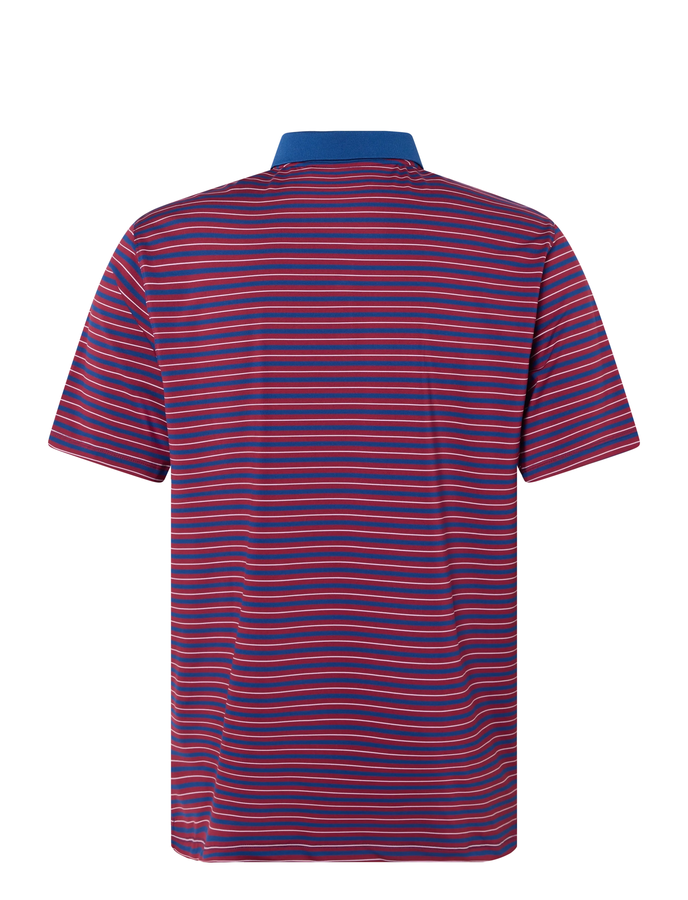 Lyle & Scott Sport - Golf Striped Polo - toppar & t-shirts - plum / white - 1