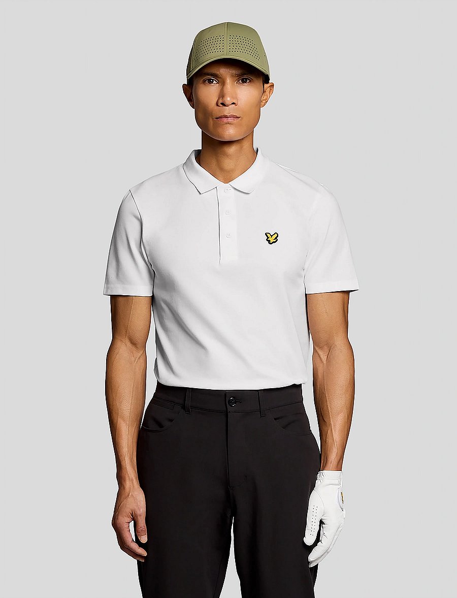 Lyle & Scott Sport - Golf Core Polo - oberteile & t-shirts - 626 white - 0