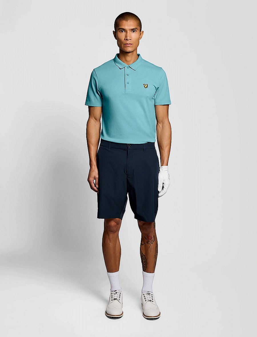 Lyle & Scott Sport - Golf Core Polo - alussärgid ja t-särgid - 661 aquamarine blue - 5