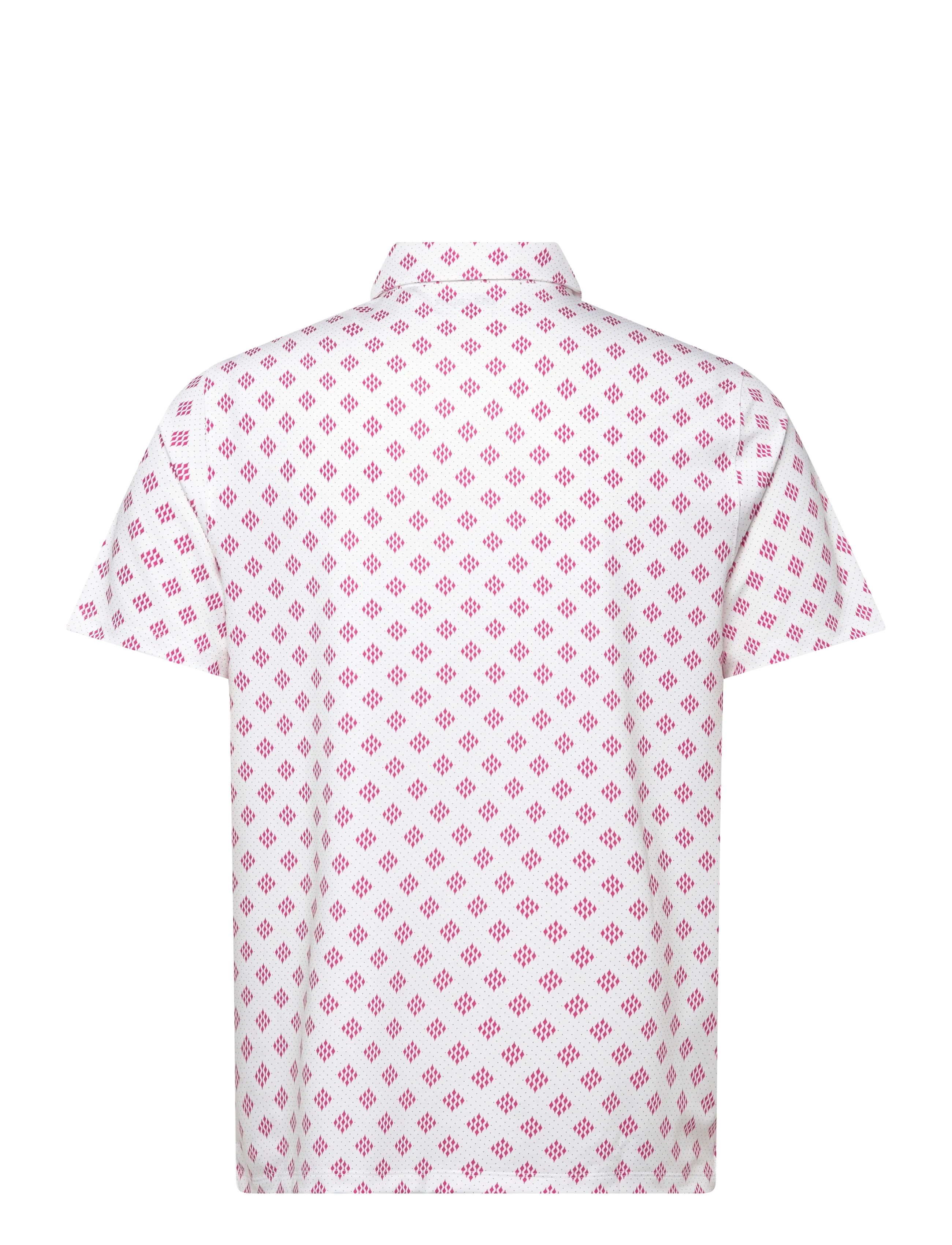 Lyle & Scott Sport - Golf Argyle Print Polo - polos - 626 white - 2