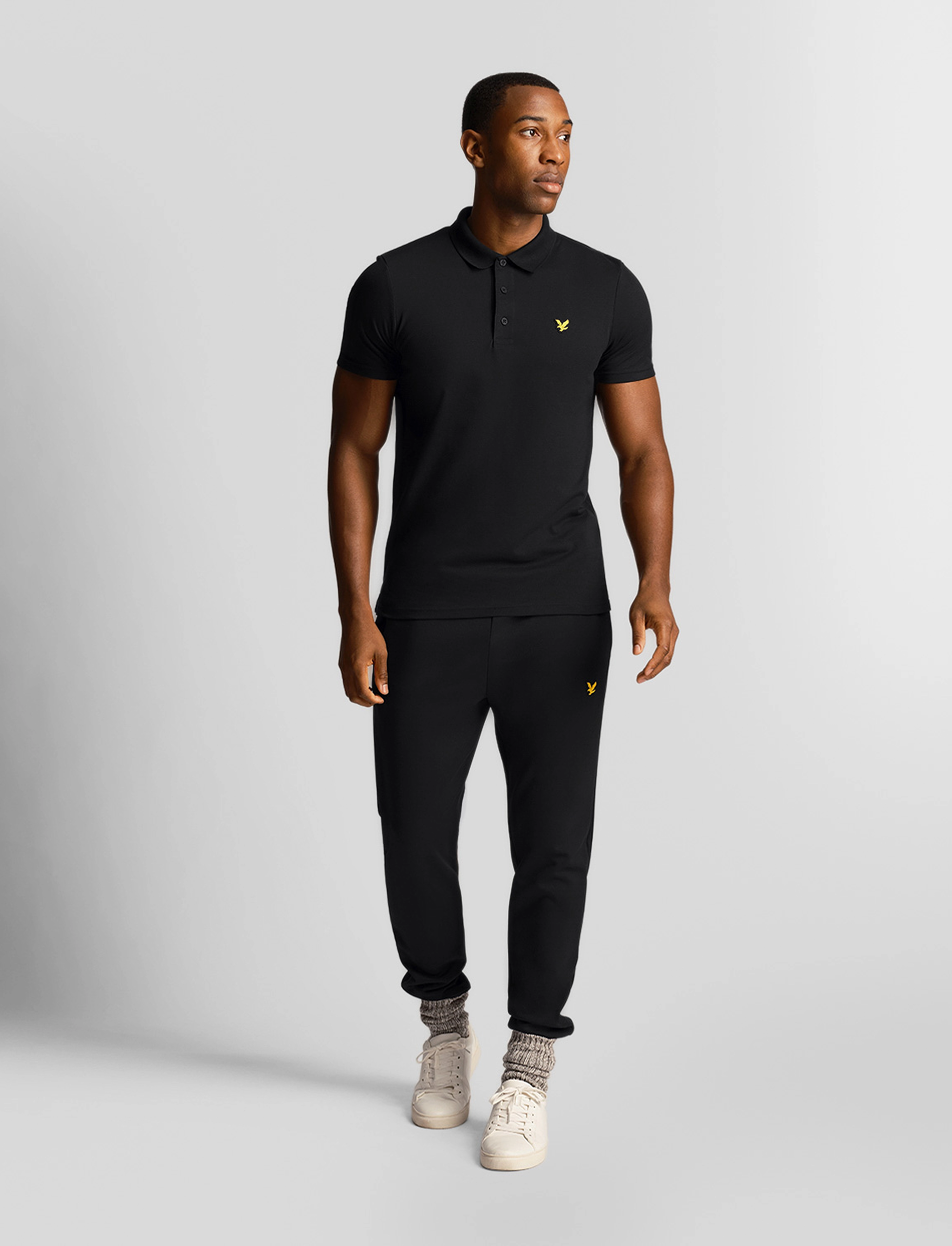 Lyle & Scott Sport - Fly Fleece Trackies - jet black - 3