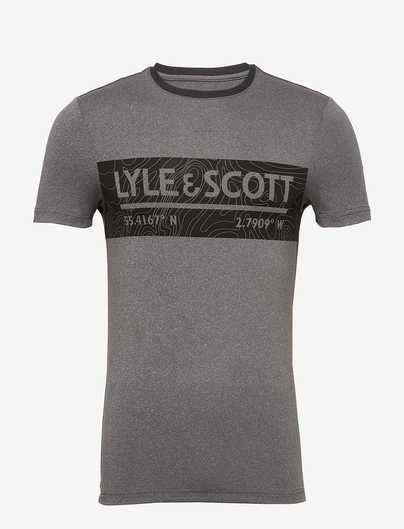 Lyle & Scott Sport - Hawick Trail T-Shirt - mid grey marl - 0