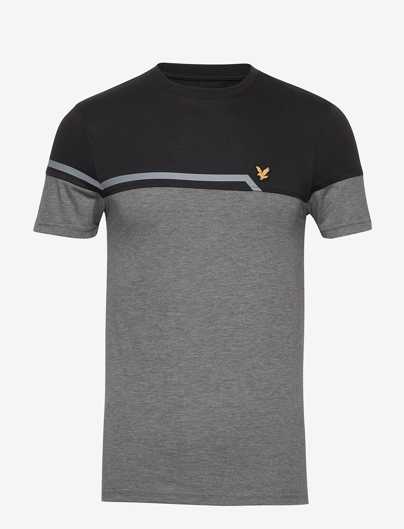 Lyle & Scott Sport - Block T-Shirt - mid grey marl - 0