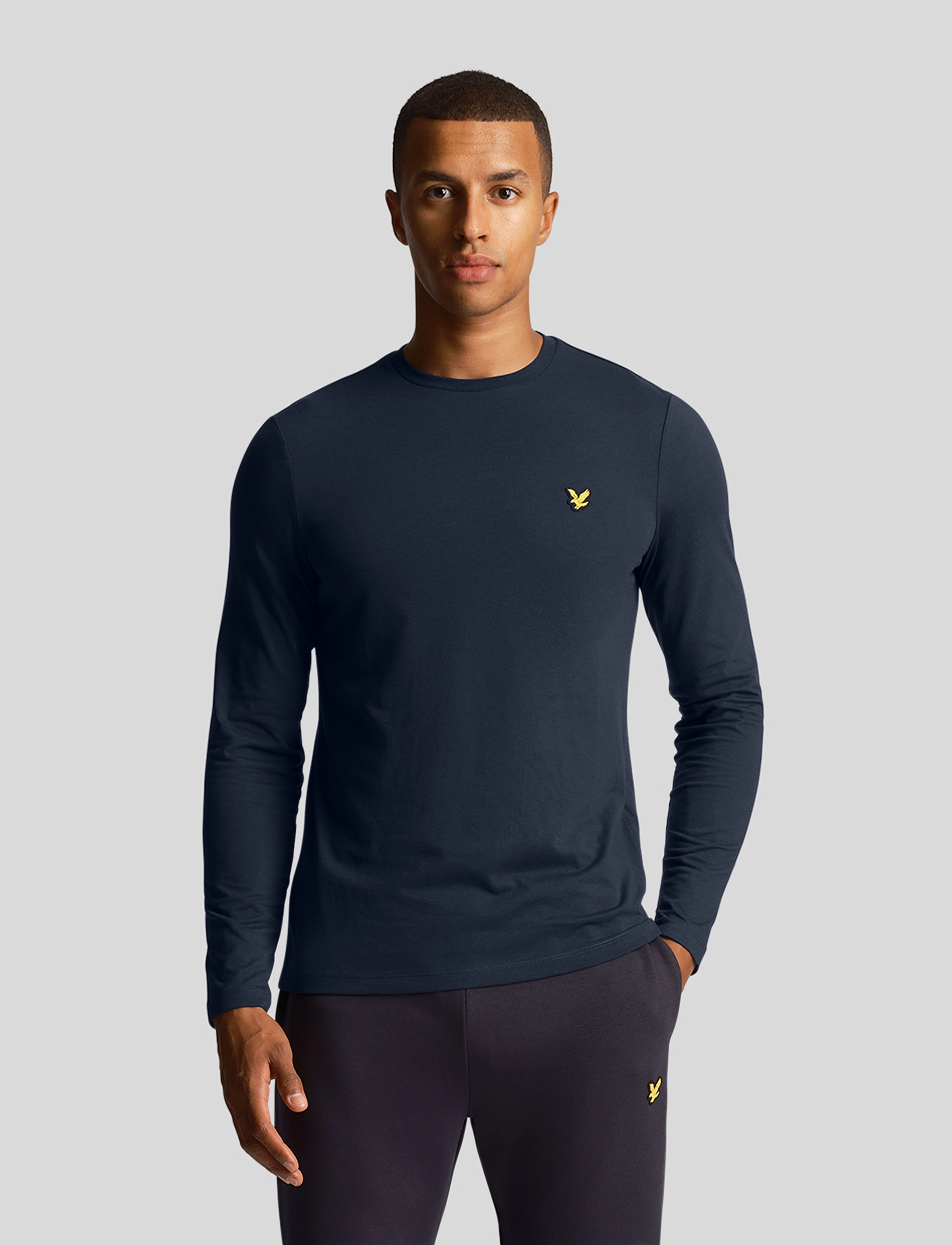 Lyle & Scott Sport - Long Sleeve Martin Top - z271 dark navy - 2