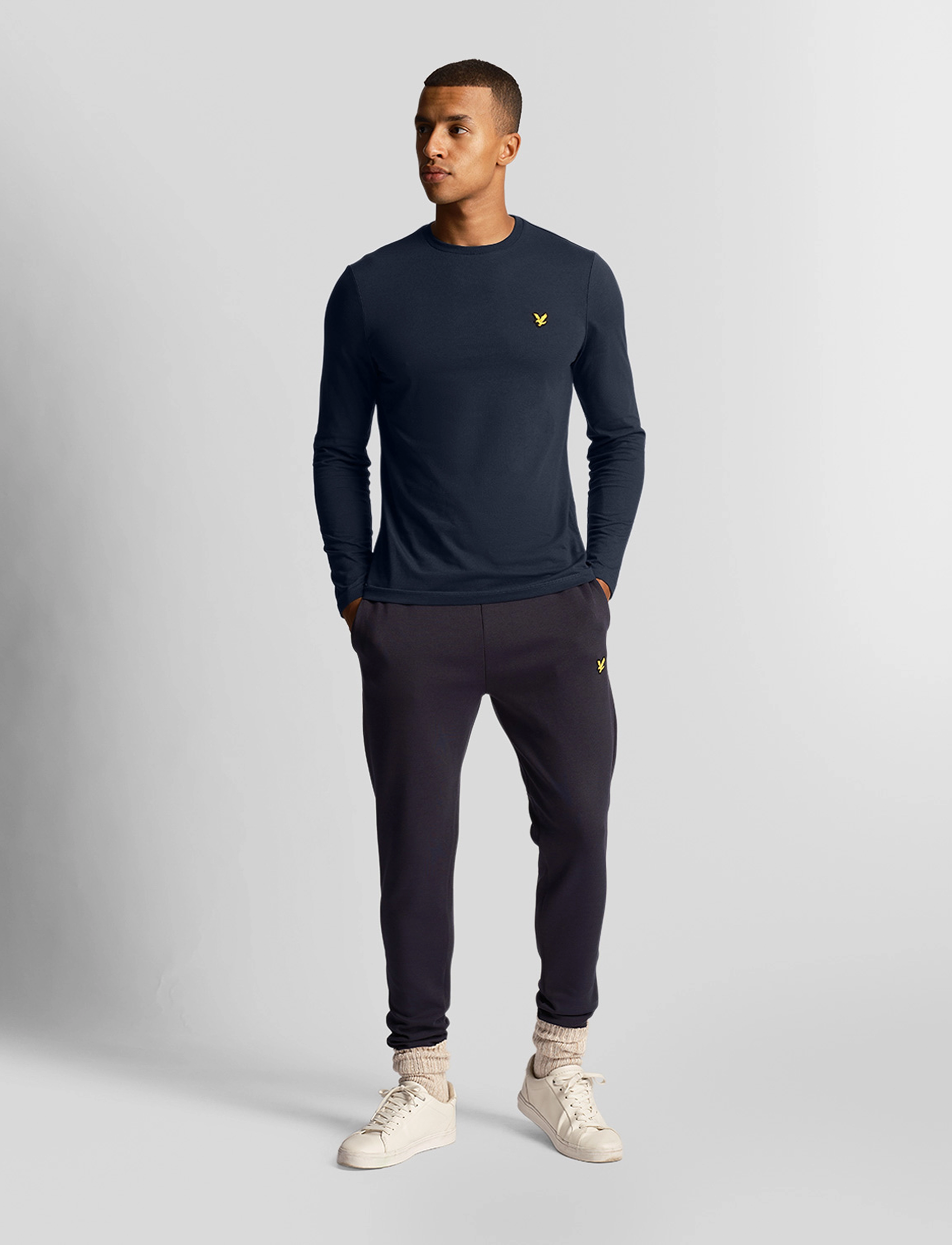 Lyle & Scott Sport - Long Sleeve Martin Top - z271 dark navy - 3