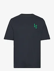 Lyle & Scott Sport - LS Logo T-Shirt - kortermede t-skjorter - z271 dark navy - 0