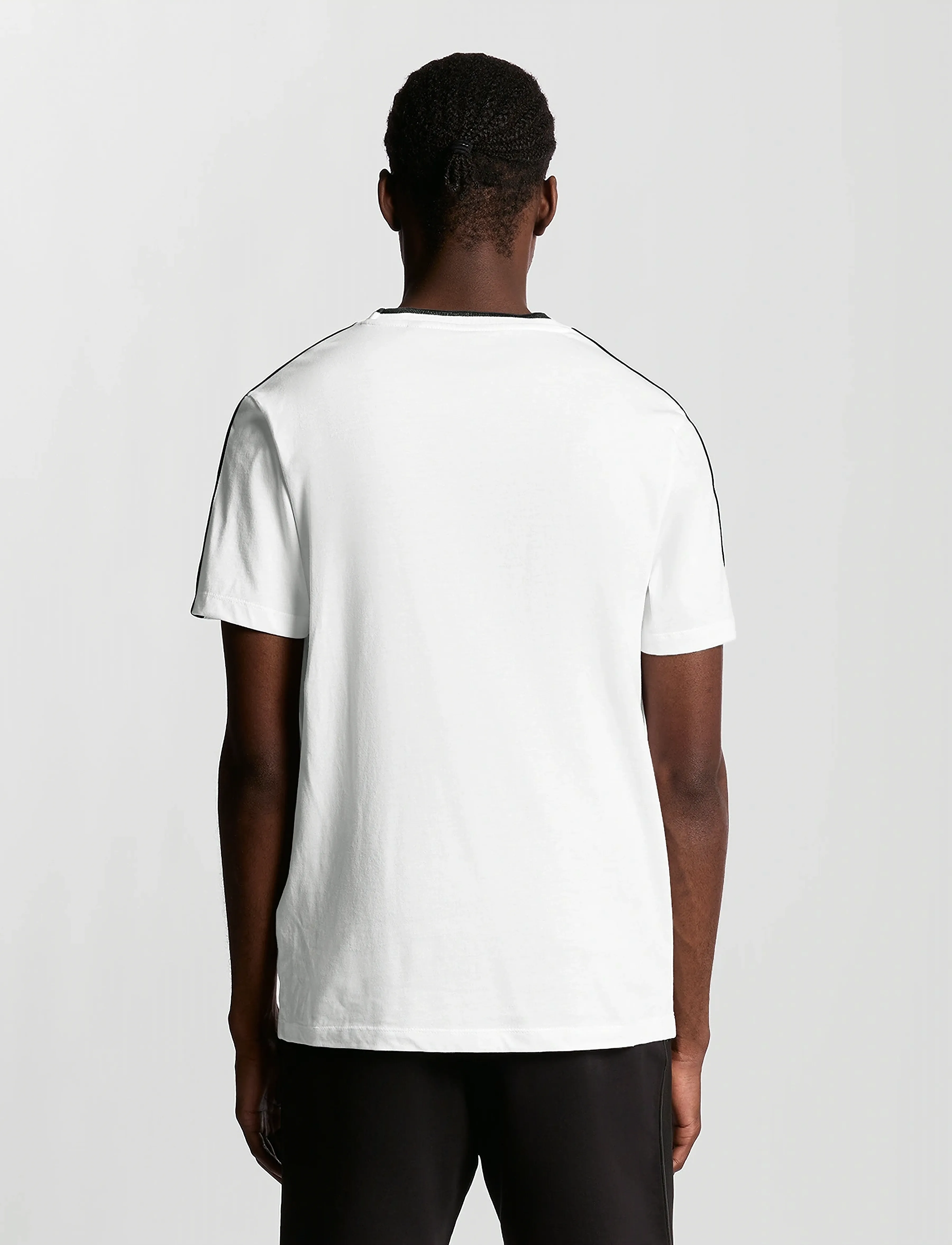 Lyle & Scott Sport - Tape T-Shirt - 626 white - 3