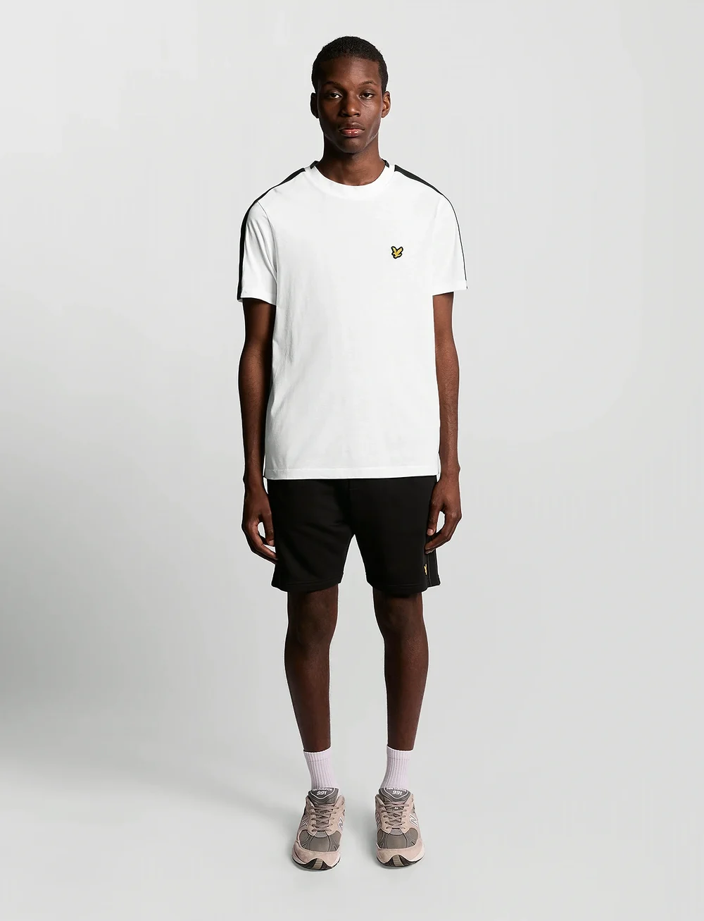 Lyle & Scott Sport - Tape T-Shirt - tops & t-shirts - 626 white - 4