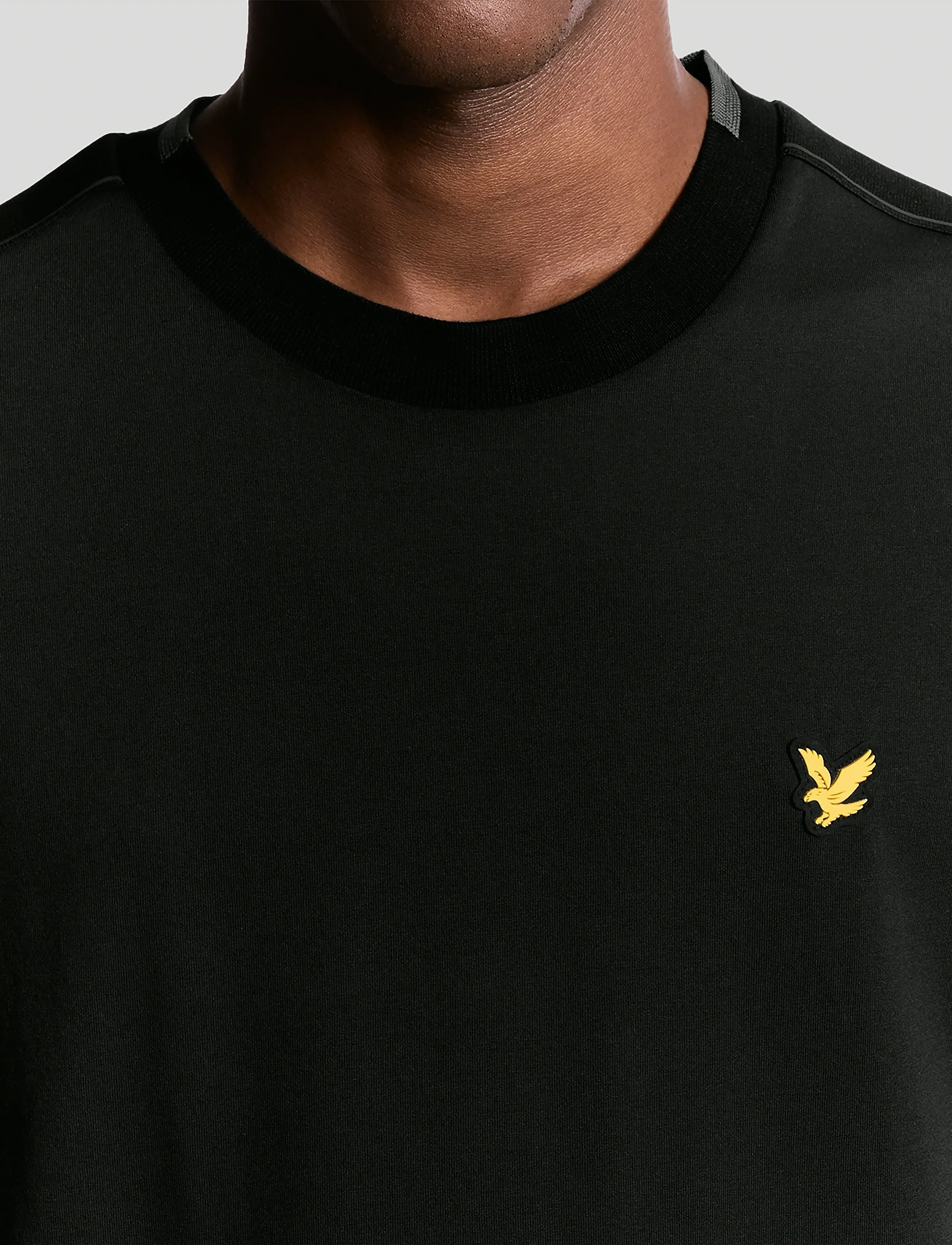 Lyle & Scott Sport - Tape T-Shirt - z865 jet black - 5