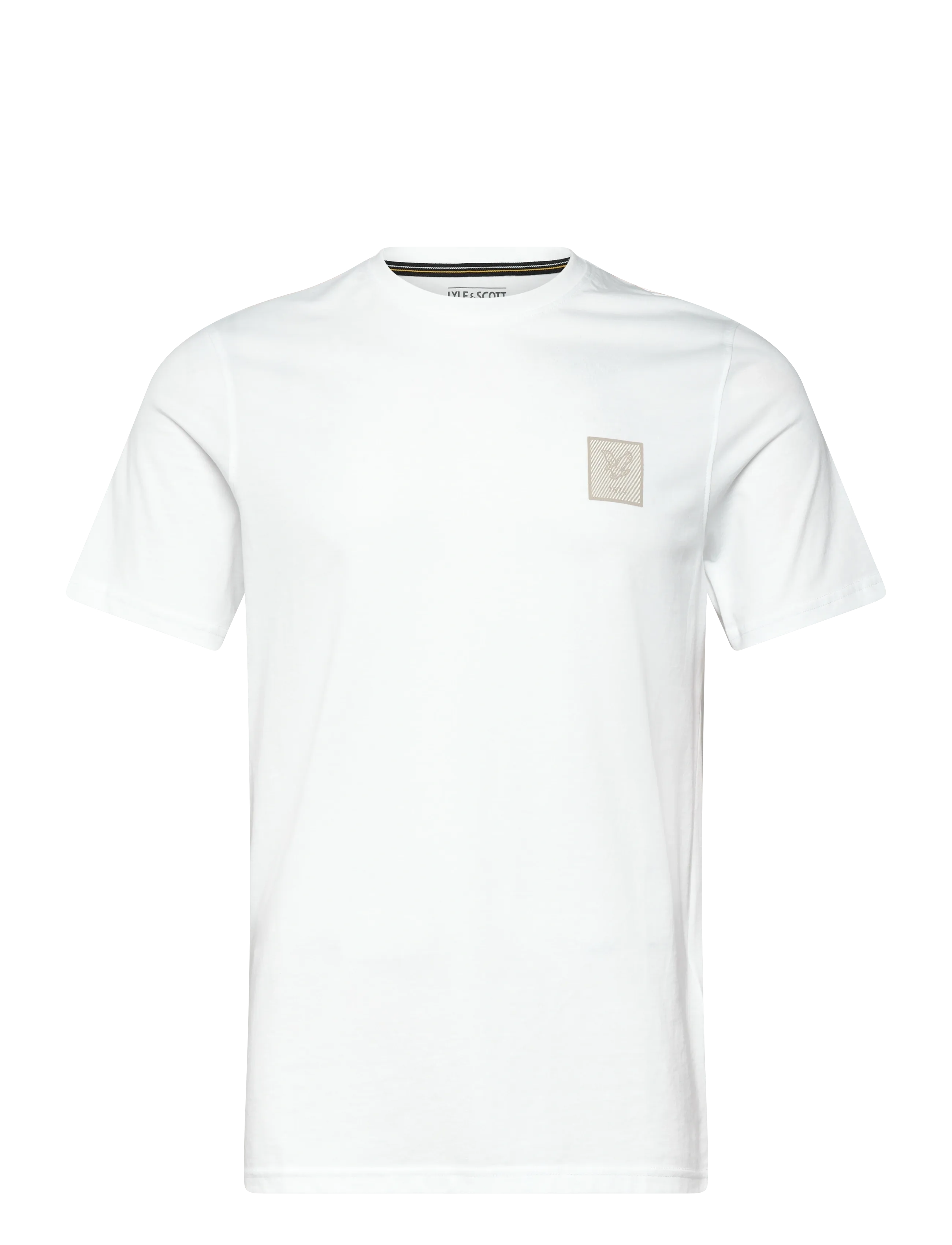Lyle & Scott Sport Rubberised Logo Graphic T-Shirt - T-shirts - 626 WHITE / white