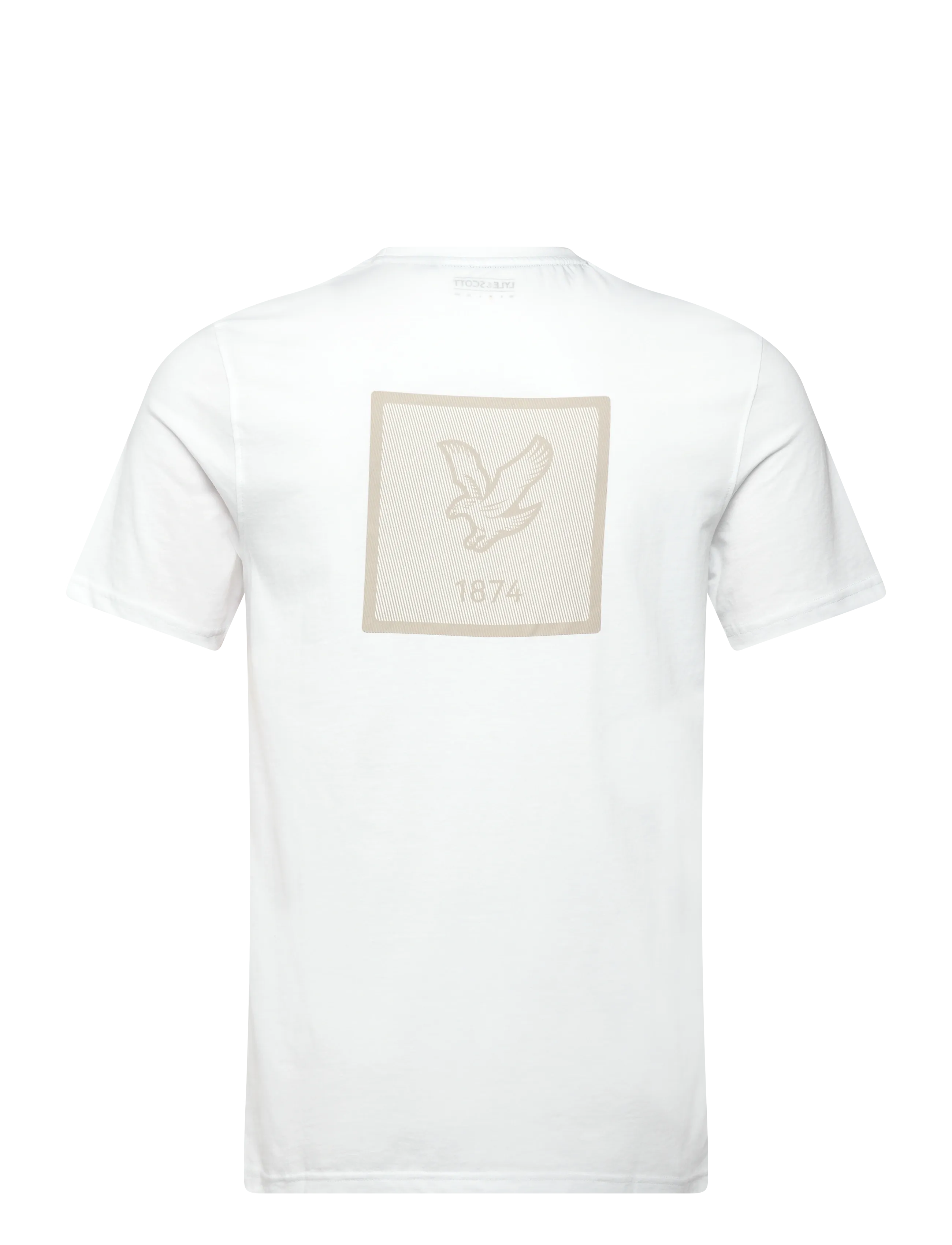Lyle & Scott Sport - Rubberised Logo Graphic T-Shirt - kortärmade t-shirts - 626 white - 1