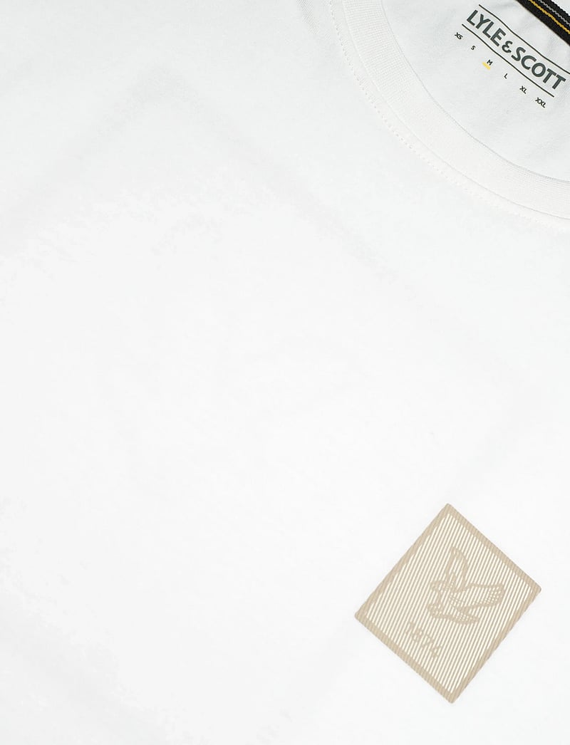 Lyle & Scott Sport - Rubberised Logo Graphic T-Shirt - kurzärmelig - 626 white - 2