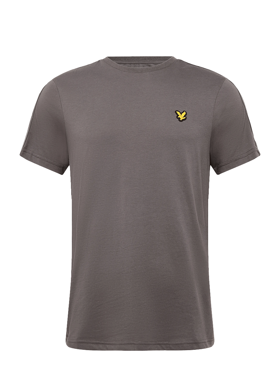 Lyle & Scott Sport - Jacquard Tape T-Shirt - oberteile & t-shirts - mercury grey - 0