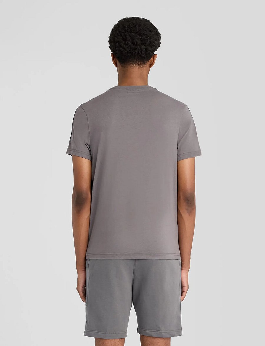 Lyle & Scott Sport - Jacquard Tape T-Shirt - stuttermarbolir - mercury grey - 3