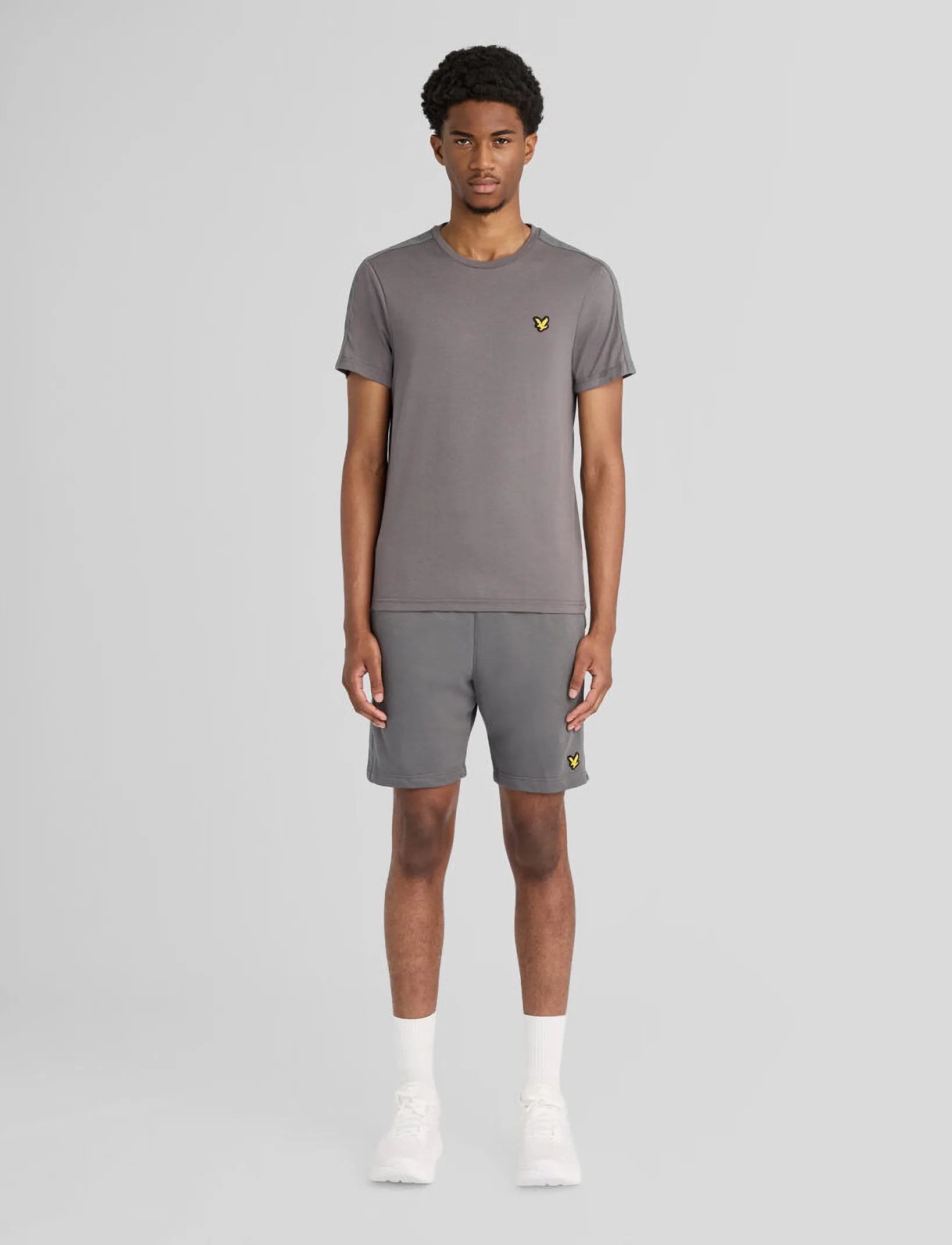 Lyle & Scott Sport Jacquard Tape T-Shirt herr – bild 3