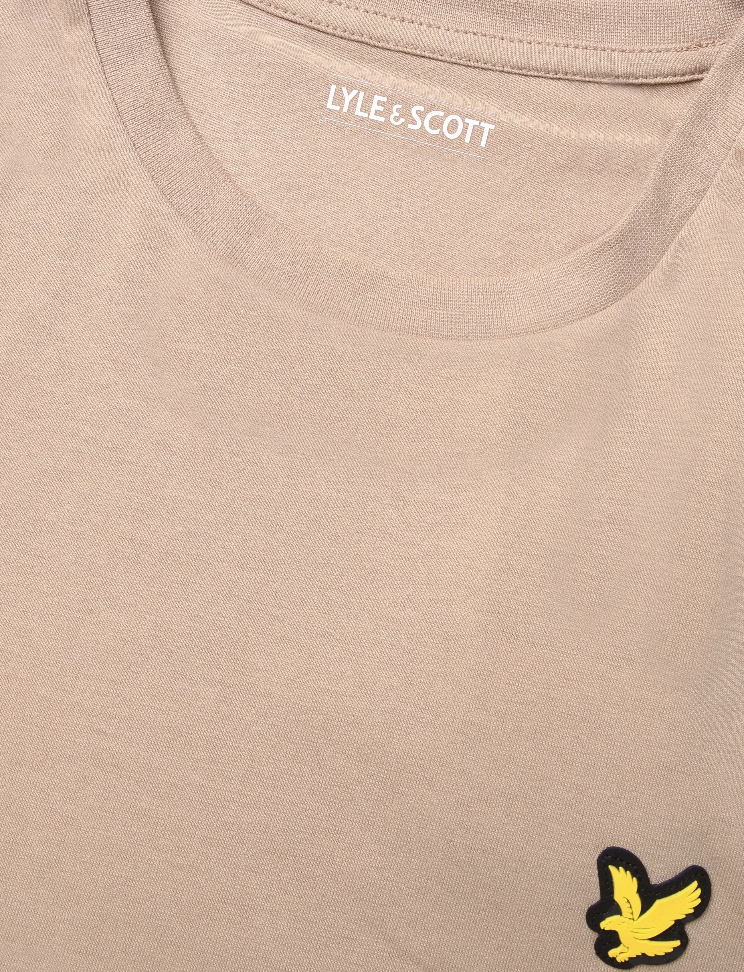 Lyle & Scott Sport - Jacquard Tape T-Shirt - topper & t-skjorter - timeless taupe - 2